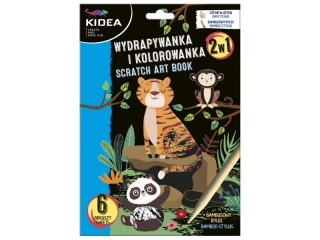 WYDRAPYWANKA I KOLOROWANKA 2W1 (ZWIERZ�TA)