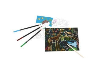 WYDRAPYWANKA I KOLOROWANKA 2W1 (ZWIERZ�TA)