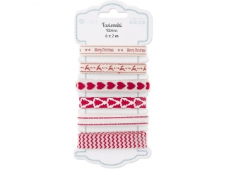 TASIEMKI BAWE�NIANE, FESTIVE RED, 6 X 2M