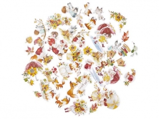 KSZTA�TY PAPIEROWE, LITTLE AUTUMN, 50 SZT.