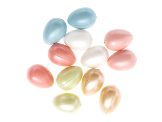 JAJKA, 4 CM, 12 SZT, PER�OWE [opakowanie=3szt] WLK-DLP