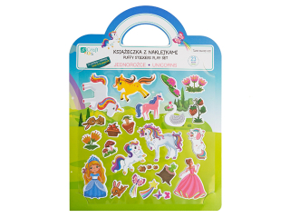 KSI��ECZKA  Z NAKLEJKAMI WIELOKROTNEGO U�YTKU- JEDNORO�CE