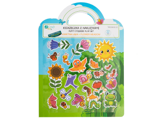 KSI��ECZKA  Z NAKLEJKAMI WIELOKROTNEGO U�YTKU- KWIETNA ��KA