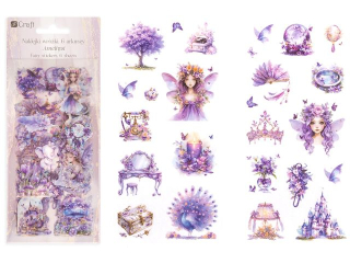 NAKLEJKI PET WRӯKI 6 ARKUSZY - AMETHYST