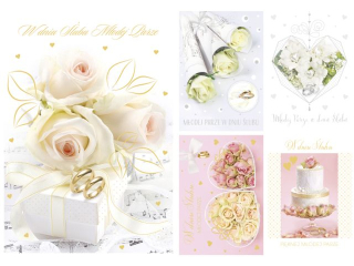 Laurka z�ocona B6Z 117x167 z kopert� POL-MAK �lub B6Z_SL_772 [opakowanie=25szt]