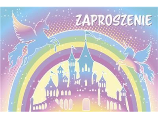 Zaproszenie Z 160x95 z kopert� POL-MAK 10szt. dzieci�ce Z_DZIE_62129