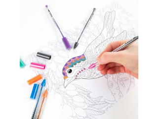 D�UGOPISY �ELOWE METALICZNE A 6 KOLOR�W KIDEA