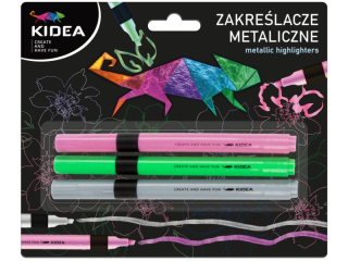 ZAKRELACZE METALICZNE 3 SZT KIDEA