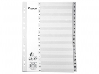 Przek�adki A4 1-20 Pp In20