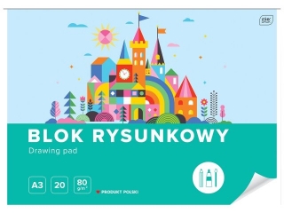 Blok rysunkowy A3 20k. INTERDRUK