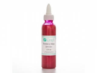 Brokat w kleju DPCRAFT 120ml - Pink