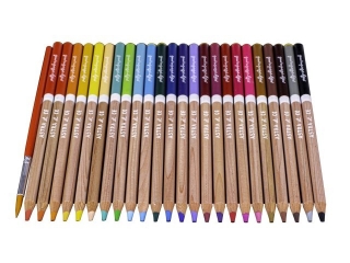 Kredki akwarelowe ASTRA Prestige z drewna cedrowego 24 kolory