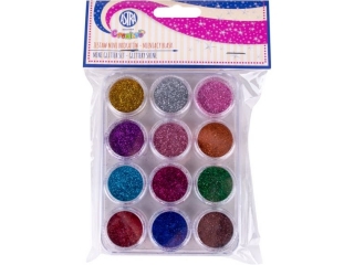 Zestaw mini brokat�w - Mieni�cy blask 12 sztuk