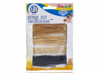 Sznurki naturalne - Rustykalne sploty