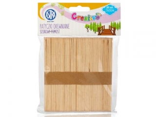 Patyczki drewniane 50 sztuk - Sosnowy pomost 11,4cm