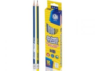 O��wki grafitowe ASTRA z gumk� HB