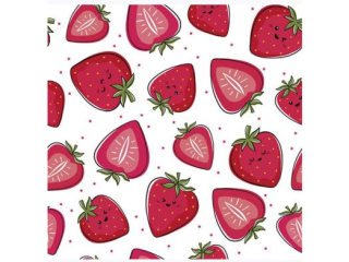 Serwetki POL-MAK Daisy Lunch 33cm 20szt. Adorable Strawberries  SD_OG_044201 [opakowanie=24szt]