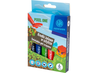 Kredki �elowe w sztyfcie ASTRAKIDS PIXEL ONE - 6 kolor�w