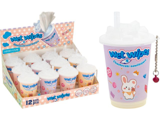 Chusteczki nawil�aj�ce w puszce-shake Animals ASTRA CARE 70�140mm 30szt - display 12szt.  [opakowanie=12szt]