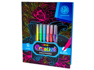 Zestaw do kolorowania ASTRAFUN - FLOWERS  [opakowanie=9szt]