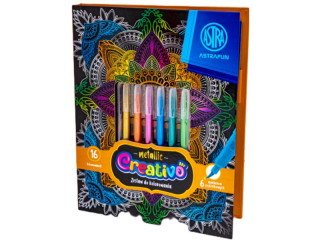 Zestaw do kolorowania ASTRAFUN - MANDALA ART  [opakowanie=9szt]