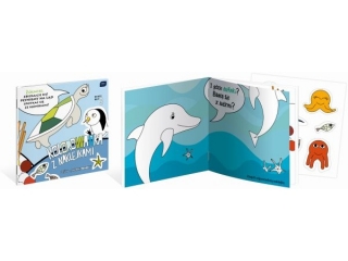 Kolorowanka z naklejkami �wiat zwierzaczk�w: Podwodne zwierz