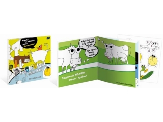 Kolorowanka z naklejkami �wiat zwierzaczk�w: Zwierzaki na ws