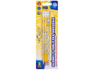 O��wek z tabliczk� mno�enia Astra - blister 3 sztuki