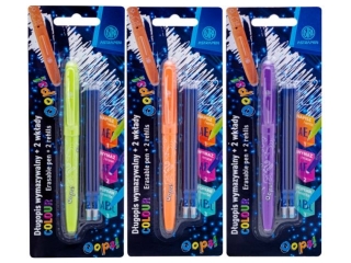 D�ugopis �cieralny ASTRA Oops! 1+ 2 wk�ady niebieski, blister //kolorowy korpus