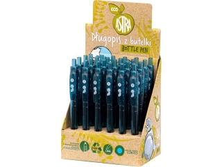 D�ugopis z butelki ECO Astra szara tektura