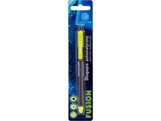Długopis automatyczny ASTRAPEN trójkątny Fusion, blister 1szt.