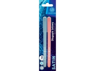 D�ugopis kulkowy ze skuwk� 0,7 mm ASTRAPEN Satin - 2 szt. blister