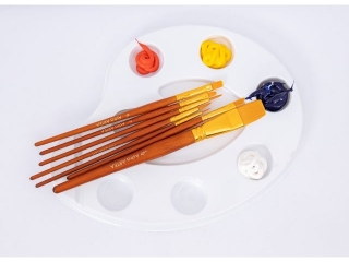 Zestaw p�dzli nylonowych 7 sztuk ASPROM