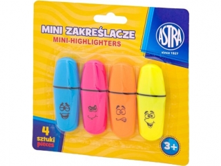Mini zakre�lacze ASTRA 4 szt, blister