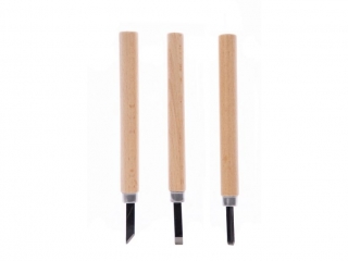 Zestaw d�ut do rze�bienia w drewnie - 3 sztuki