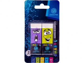 Gumka o��wkowa ASTRAPEN SMART L - 2 szt. blister  [opakowanie=24szt]