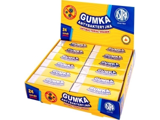 Gumka ASTRA antybakteryjna 60 x 20 x 11 mm