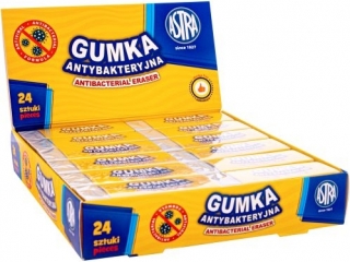 Gumka ASTRA antybakteryjna 60 x 20 x 11 mm