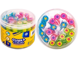 Gumka i linijka 5cm 2w1 Astra
