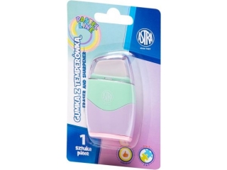 Temper�wka i gumka pastelowa 2w1  ASTRA PASTEL LINE - 1 szt. blister  [opakowanie=12szt]