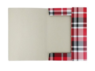 Teczka z gumk� A4 BENIAMIN szkocka krata