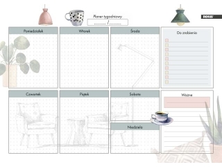 PLANER TABLO B4/52ark. Z NAKLEJKAMI / INTERIOR