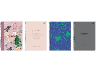 Ko�ozeszyt B5 160k. INTERDRUK kolorowe marginesy kratka