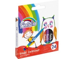 Kredki �wiecowe FIORELLO 24 kolory
