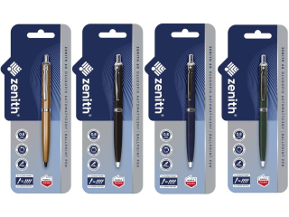 D�ugopis automatyczny metalowy 0,8 mm ZENITH 60 CLASSIC mix kolor�w - 1 szt. blister