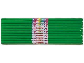 Bibuła marszczona HAPPY COLOR - nr.5 zielony (10szt)