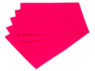 Papier samoprzylepny KRESKA A4 20ark. r�owy fluo