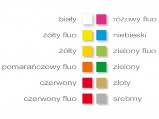 Papier samoprzylepny KRESKA A4 20ark. r�owy fluo