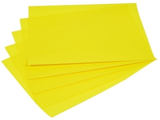 Papier samoprzylepny KRESKA A4 20ark. ��ty fluo