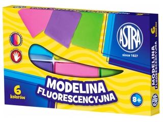 Modelina 6 kolor�w ASTRA fluorescencyjna